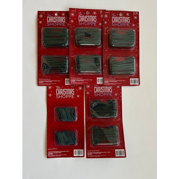The Christmas Shoppe Metal Ornaments Hooks 2.4-2.64 in - Picture 5 of 5